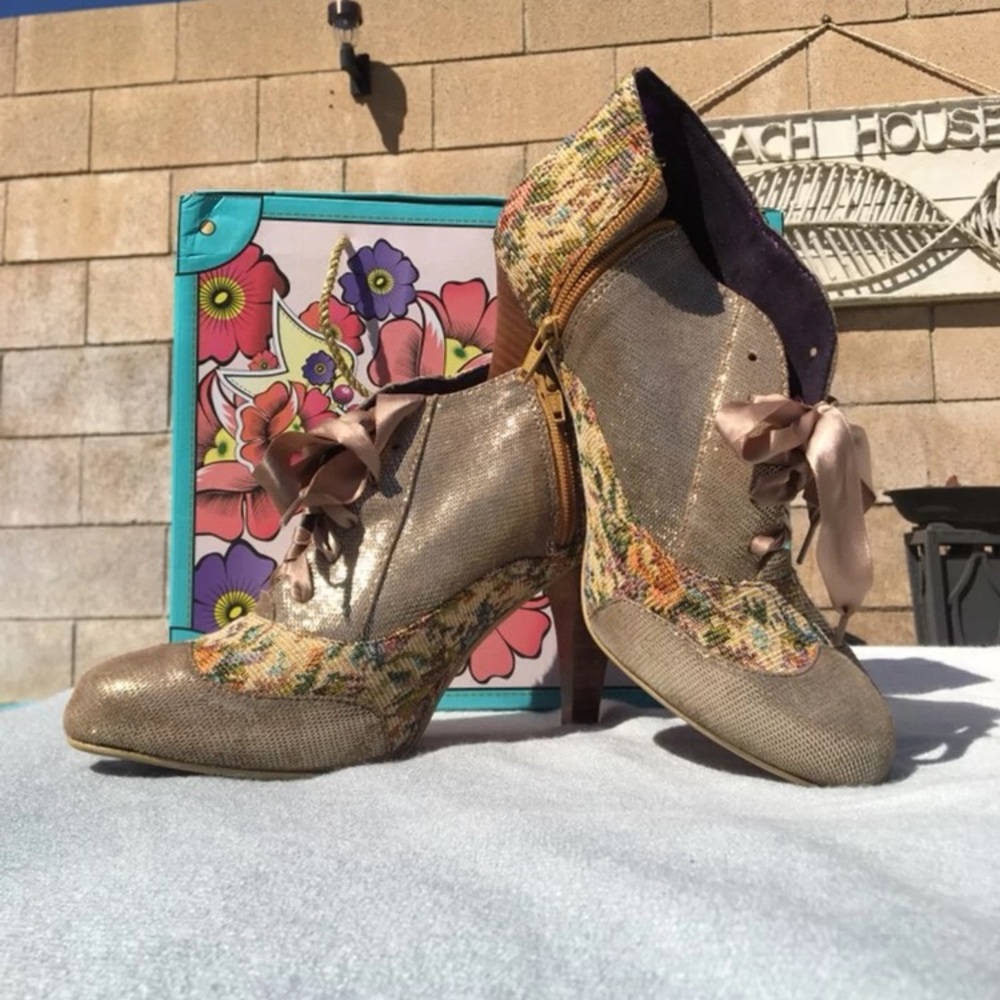 Poetic License Floral Ankle Booties